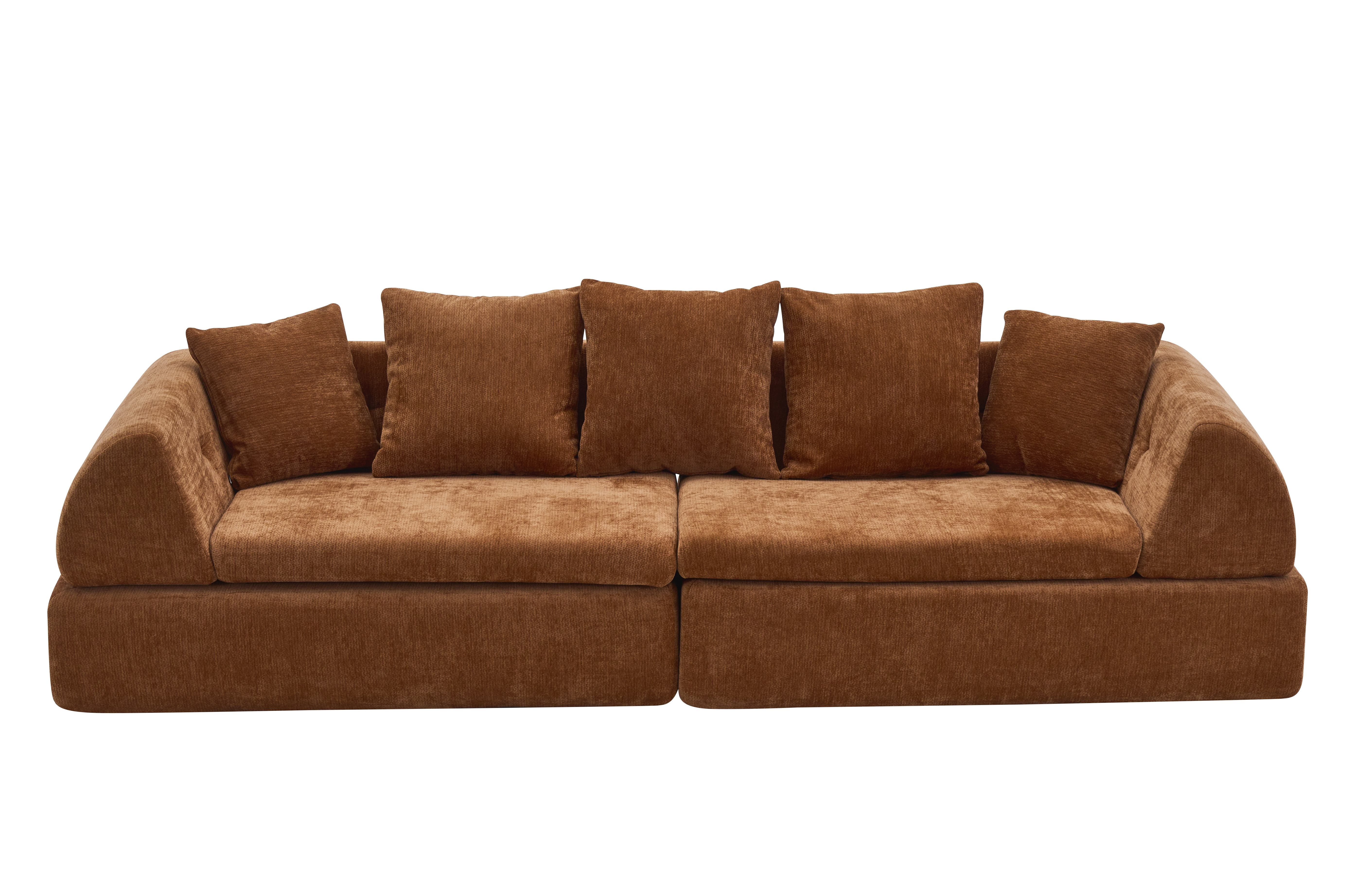 Cloud Modular Sectional Sofa Shape Boneless Couch W Ottoman — photo 4
