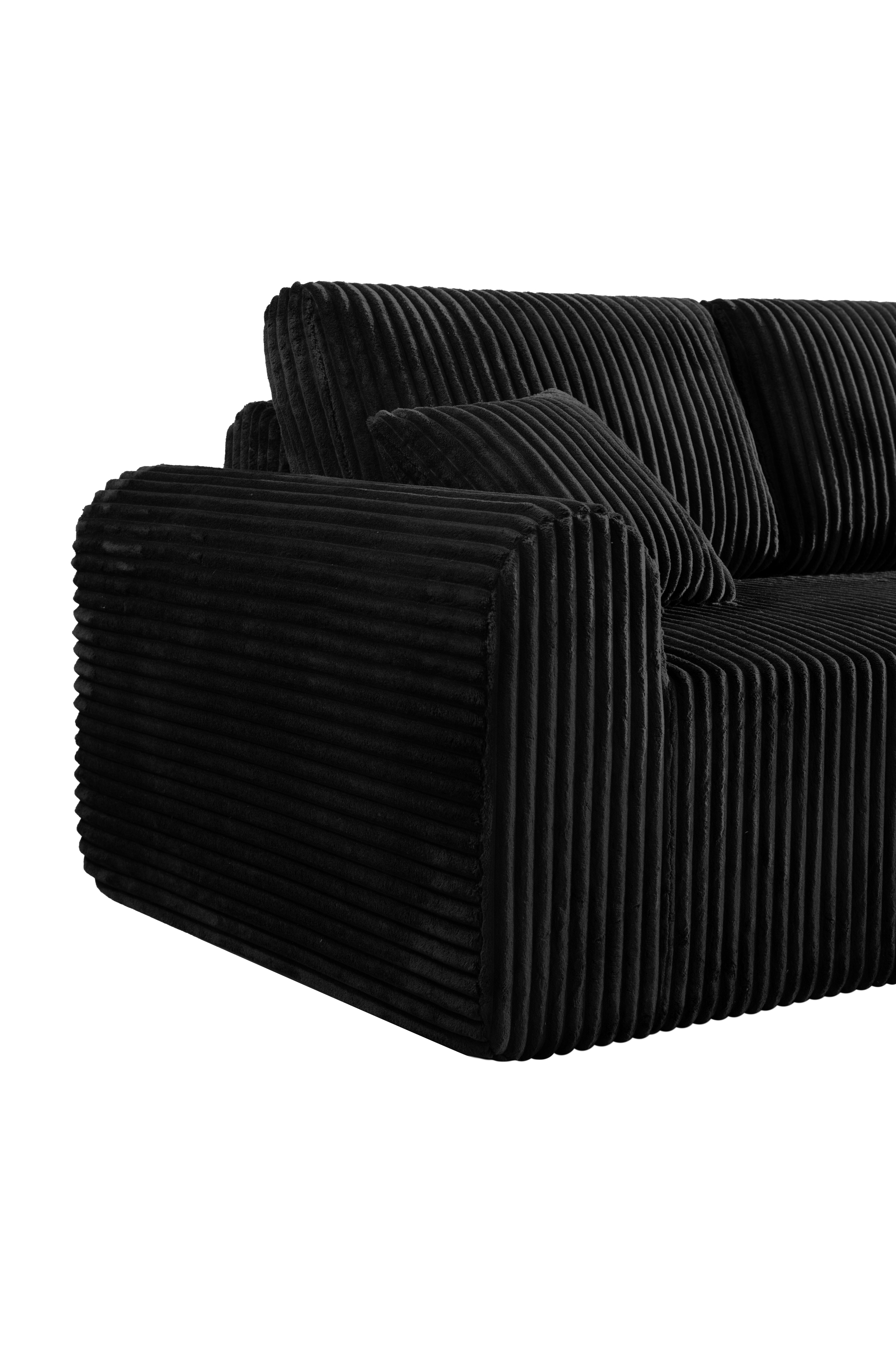 109 Cloud Modular Sectional Sofa Couch With L Shape Chaise,Modern Minimalist Upholstered Couches For Living Room Bedroom,Deep Seat Corner Couch,No Assembly Required_maomaolike.com