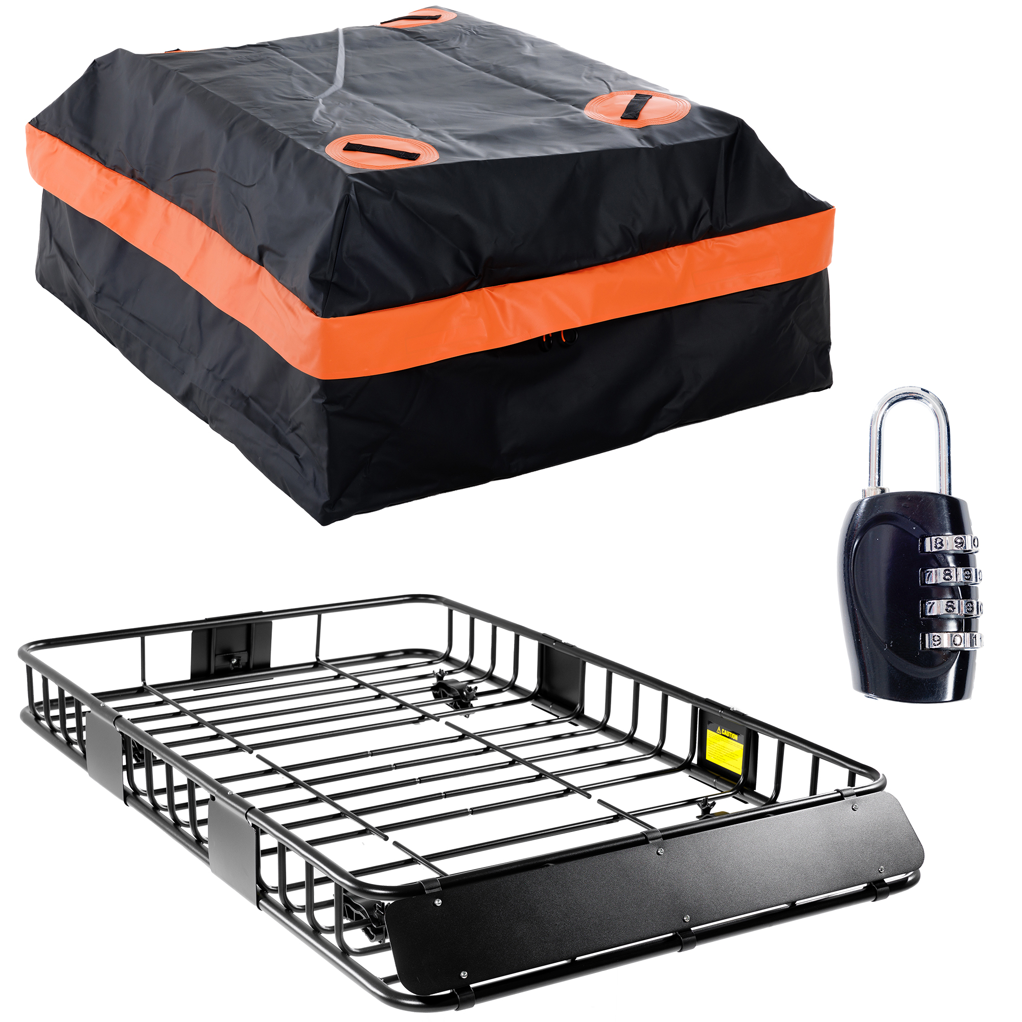 Portaequipaje Universal para Techo de Auto 250LB con Bolsa Impermeable 500D - imagen 1