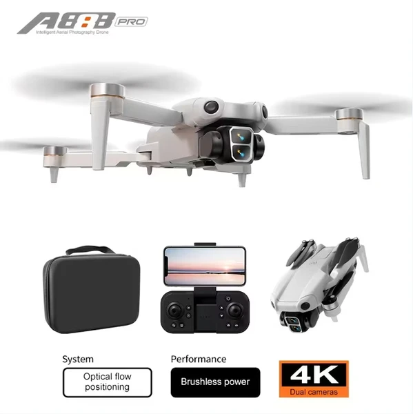 A888 Neo Drone With Dual Camera & Brushless Motor, -Free Quadcopter Suitable For Beginners, One-Click Takeoff/Landing, /, /Outdoor Aerial Shooting, Compatible For & Hobbyists