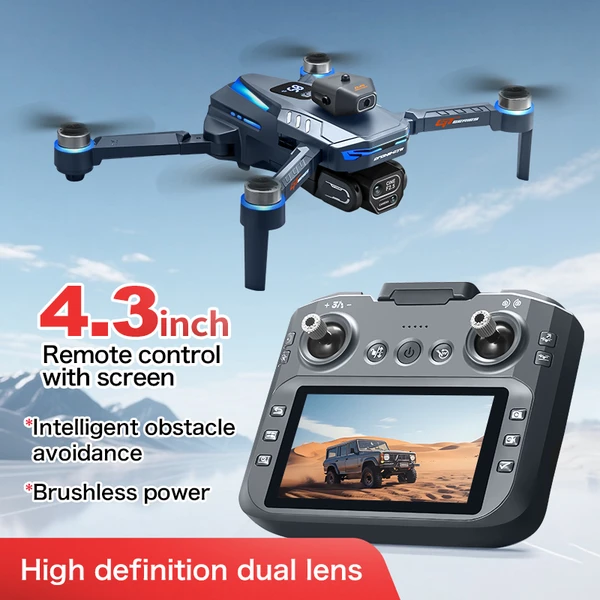 GT8 Drone | Large-screen Remote Control, Intelligent Wi-Fi Transmission, Colorful Light Design, Brushless Motor, Stable Hovering Flight, Intelligent Altitude Hold