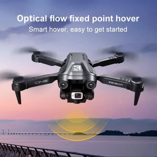 The Z908 Intelligent Drone Features Stable Altitude Flight, A Compact Four-axis Foldable Design, One-key Takeoff, And WiFi Image Transmission Functions, Selection Of Gifts