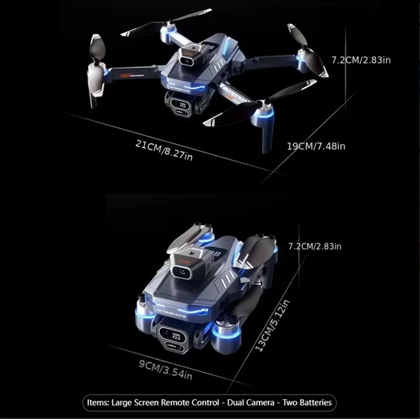 GT8 Drone | Large-screen Remote Control, Intelligent Wi-Fi Transmission, Colorful Light Design, Brushless Motor, Stable Hovering Flight, Intelligent Altitude Hold