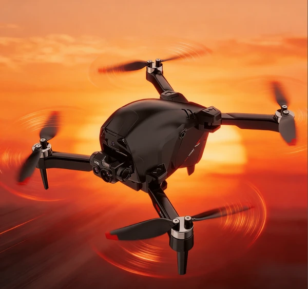 CS16-Dual Camera-4K HD Camera Drone, Equipped With A 3-axis Gimbal, GPS Automatic Return, Foldable Quadcopter, Suitable For Adults - Long Battery Life, Follow Mode