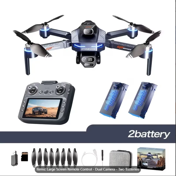 GT8 Drone | Large-screen Remote Control, Intelligent Wi-Fi Transmission, Colorful Light Design, Brushless Motor, Stable Hovering Flight, Intelligent Altitude Hold