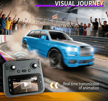 X11-4.3-inch Screen-Controlled Dual-Battery Remote Control Car, Real-Time Video Transmission, High-Speed Drifting Racing Car, Universal Off-Road Remote Control Car, Best Gift Choice