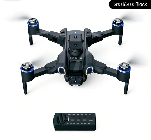 2026 New GB815 Black Brushless Drone, Single Battery, Foldable RC Quadcopter With LED Navigation Lights, Complete Package With Storage Bag (Accessories May Vary)