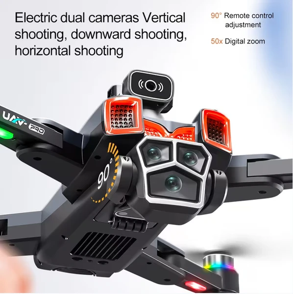 A19 Large Screen Drone: 4.3-inch + 5G Ultra HD Image Transmission, Say Goodbye To Freezing! Brushless Motor + Electronic Anti-shake, Optical Flow Positioning + Four-way Obstacle Avoidance