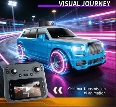 X11-4.3-inch Screen-Controlled Dual-Battery Remote Control Car, Real-Time Video Transmission, High-Speed Drifting Racing Car, Universal Off-Road Remote Control Car, Best Gift Choice