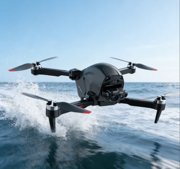 CS16-Dual Camera-4K HD Camera Drone, Equipped With A 3-axis Gimbal, GPS Automatic Return, Foldable Quadcopter, Suitable For Adults - Long Battery Life, Follow Mode