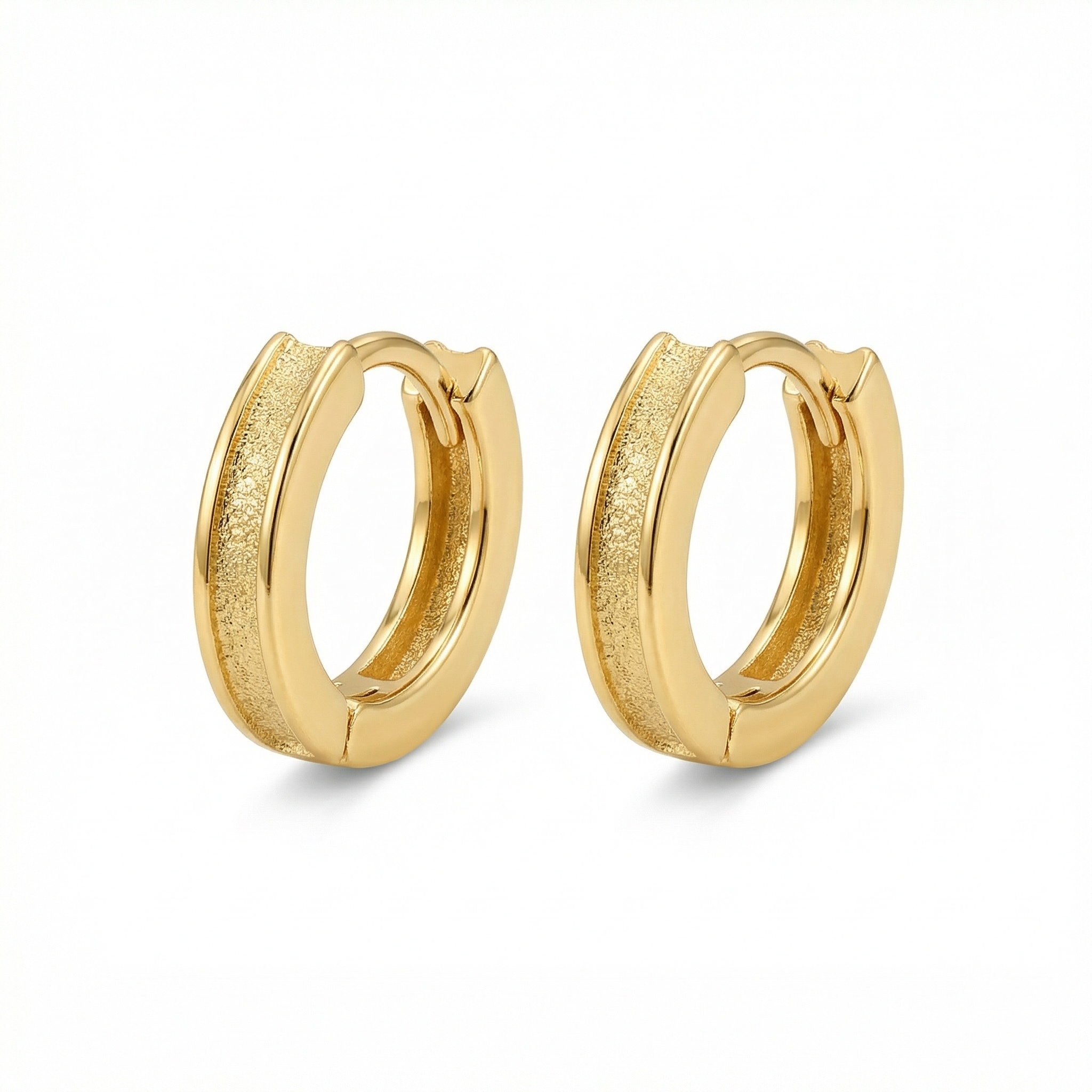 Sterling Silver Huggie Hoop Earrings