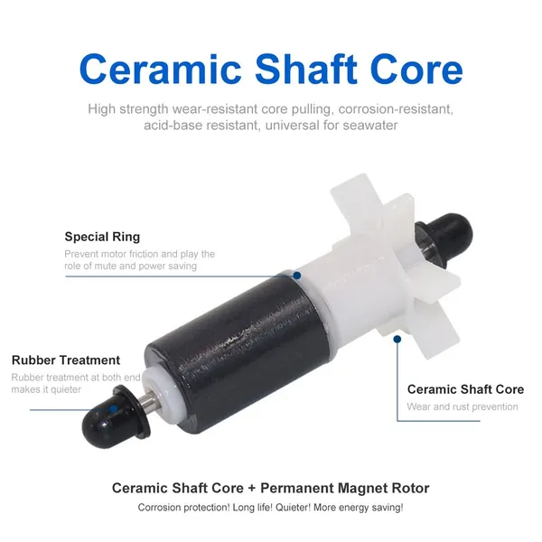 8W Submersible Water Pump Aquarium Fish Tank Fountain With 12 LED Lights 5