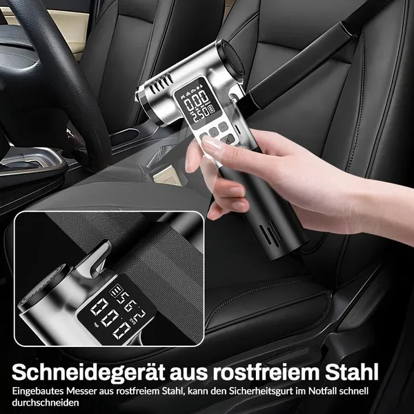 LCD Electric Cordless Air Pump (Battery-Powered)