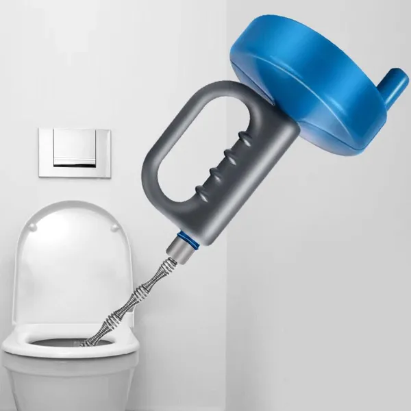 7FT Heavy Duty Drain Snake Auger, Manual Hand Crank Drain Clog Remover Tool For Sink, Shower, Bathtub, Toilet, Hair Clog, Fast Unclogging, Professional Home Use