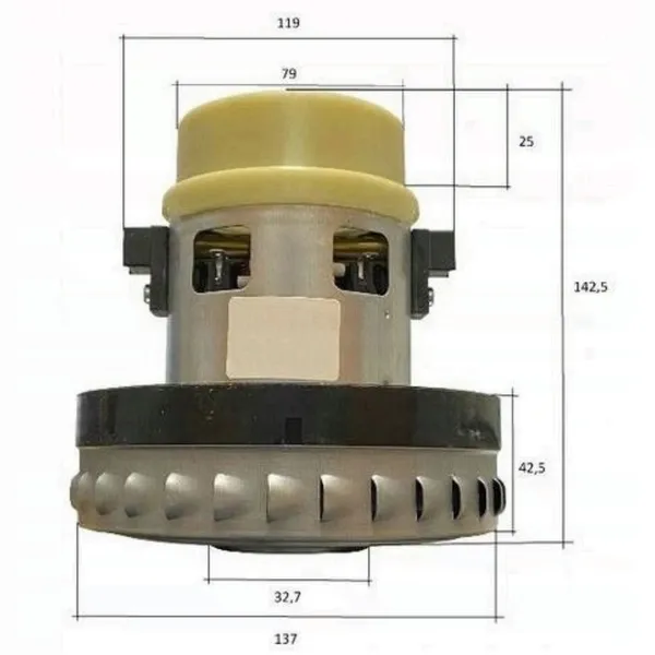 1400W Single Turbine Motor For SE 4001 WD2 WD3 MV2 MV3 NT Vacuum Cleaners