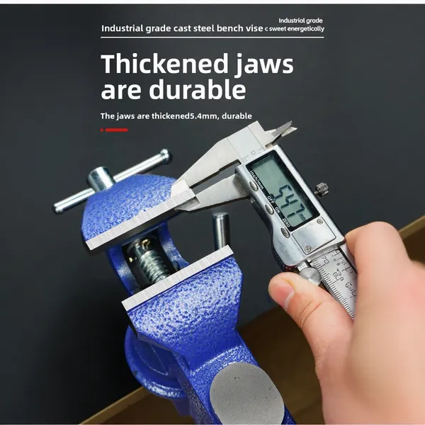 Bench Vise Worktable Precision Bench Vise Fixture Small Household Table Vise, Industrial-grade Heavy-duty Table Vise 70 Type - Industrial-grade Table Vise Blue