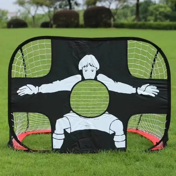Pop-Up Foldable Football Goal – Nylon Mini Net For Adults & Youth, Outdoor... 2
