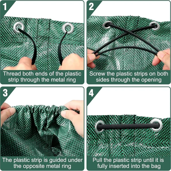 4-Pack XXL Garden Waste Bags 272 L