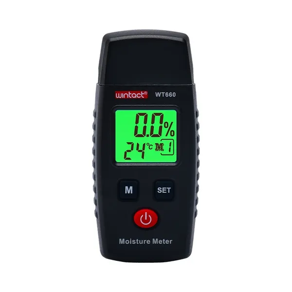 3-in-1 Moisture Meter, Damp Tester For Wood, Walls, Masonry, With LCD Display