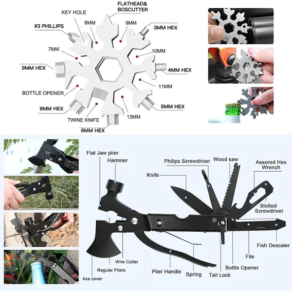 Emergency Survival Kit 30 In 1 Professional Survival Gear Equipment First Aid Supplies For SOS Tactical Hiking Hunting Camping