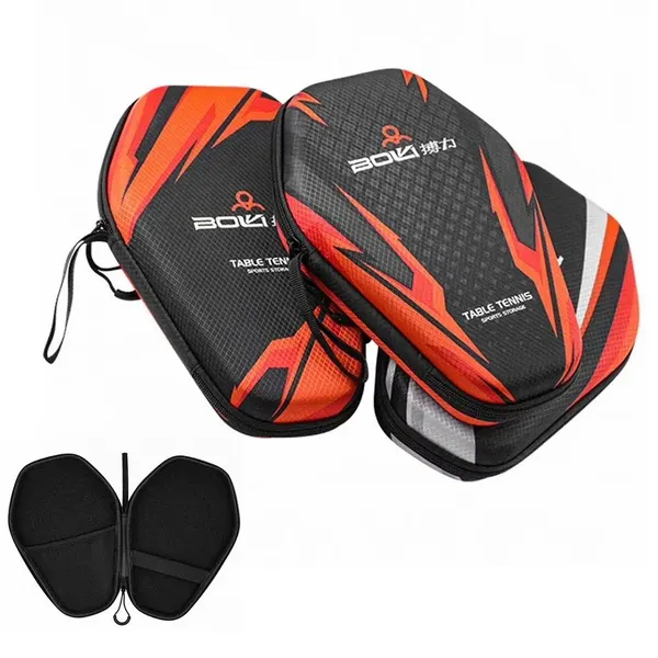 1pc Table Tennis Racket Bags EVA Hard Shell High Quality Dustproof Table Tennis Paddles Box Case Storage Bag With Hand Strap Good