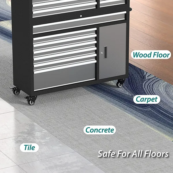 The No. 1 Heavy-duty 1.5-inch Universal Flat Wheel Without Brake And The No. 2 Heavy-duty 1.5-inch Universal Flat Wheel With Brake Are Each Provided In A Separate Set