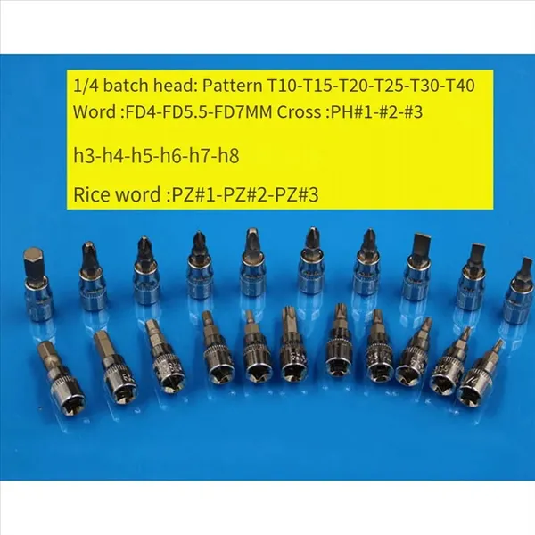 46-Piece 1/4" Drive Socket Set With Ratchet Wrench & Screwdriver Bits, 3-Pack Promotional Value, All-Purpose Hand Tool Kit For Automotive & Home Repair