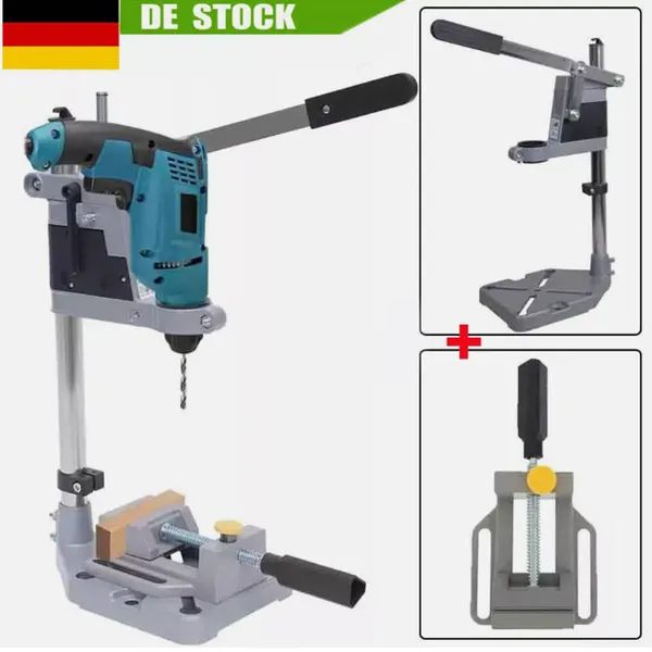 Professional Grade 400mm Drill Press Stand | Precision & Safety For Vertical Drilling | Universal Fit For Hand Drills (38-43mm) | Ideal For Workshop & DIY Projects