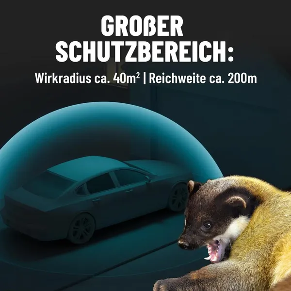 Keep Animals Away From Car Small Animal Repeller Tool For Car Under Hood Long-Term Small Animal Control With Connection To 12V