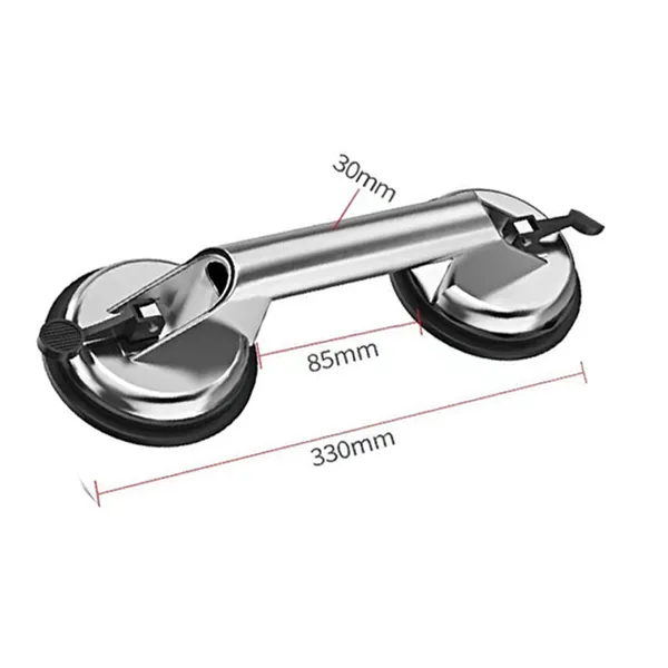 Heavy-Duty Glass Suction Cup Lifter - Orange (30 Mm / 85 Mm / 330 Mm)