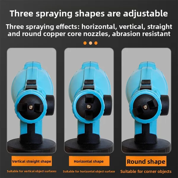 Electric Paint Sprayer Portable Household Paint Gun Multi-Function High-Pressure Atomization Coating Tool