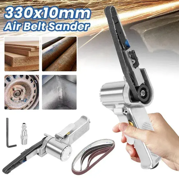 10mm Pneumatic Belt Sander, Lightweight Handheld Air