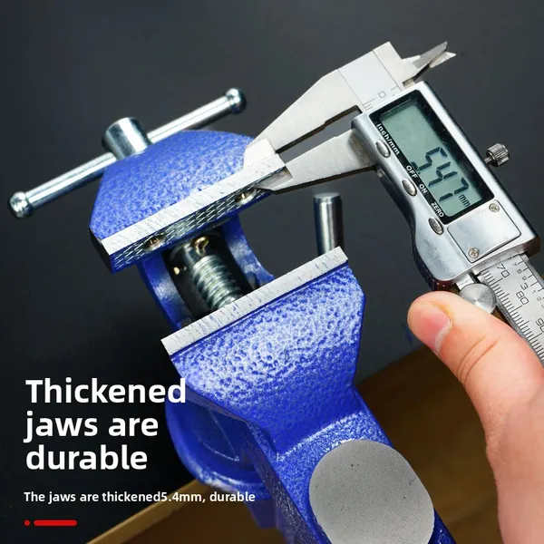 Bench Vise Worktable Precision Bench Vise Fixture Small Household Table Vise, Industrial-grade Heavy-duty Table Vise 70 Type - Industrial-grade Table Vise Blue