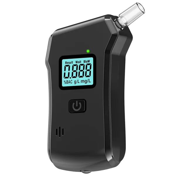Test Winner Breathalyzer, Police-Approved Alcohol Tester With 5 Mouthpieces