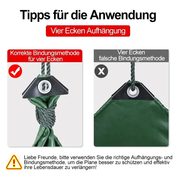 Heavy-Duty Waterproof & UV-Resistant PE