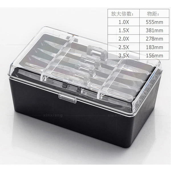 Five Sets Of Optical Lenses In The Dual-LED Headwear Magnifying Glass Style