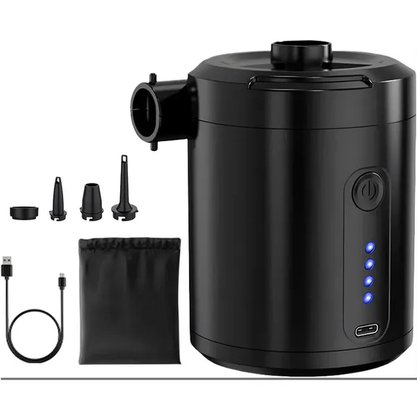 5200mAh Cordless Electric Air Pump For Inflatables, Pool, Boat, Air Mattress