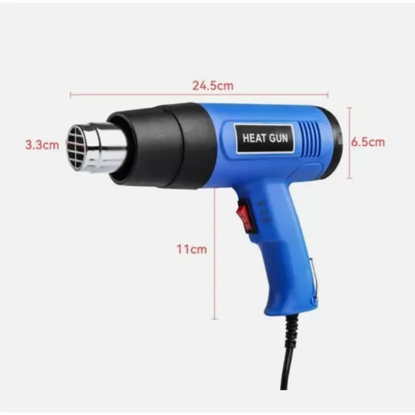 2000W Hot Air Gun, 2-Heat Setting Heat Blower, Heat Tool, Industrial Dryer