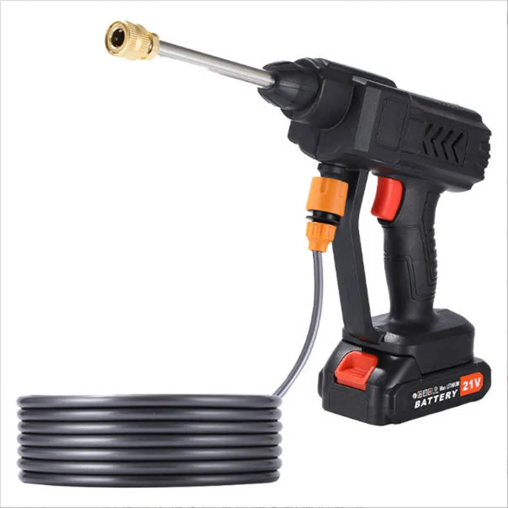 200 Bar Cordless High Pressure Cleaner With 2 Batteries, Portable Power Washer W