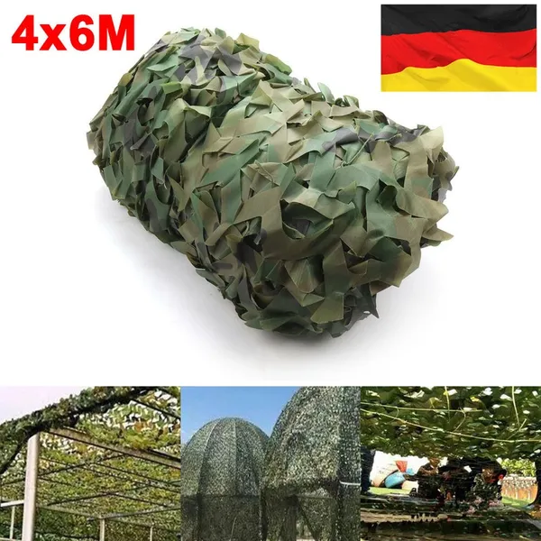 4X6M Camouflage Jagd Tarnnetz Bundeswehr Armee Army Tarnung Camo Hunter Net