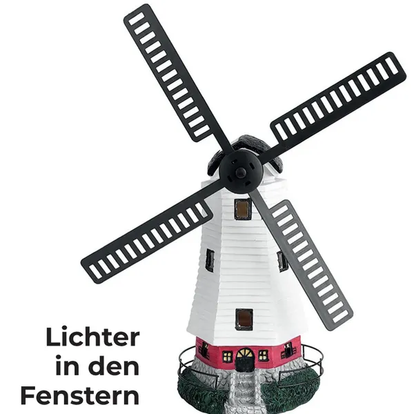 LED Solar Windmill Garden Decoration Light Windmill Solar Light Pond Balcony