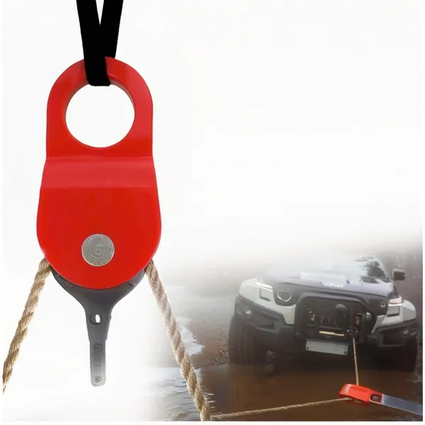 5Pcs 10 Ton Heavy Duty Winch Pully Block - Front-Mounted Towing & Winch With Steel/Synthetic Rope Compatible For Trucks, Tractors, ATVs, UTVs - Ideal For Tree