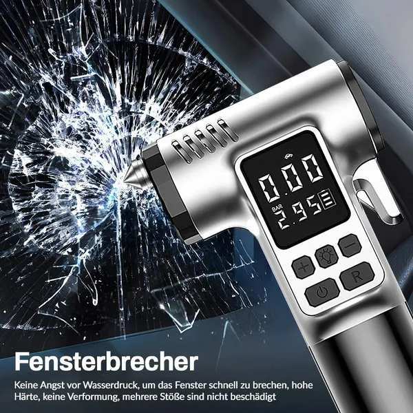 LCD Electric Cordless Air Pump (Battery-Powered)