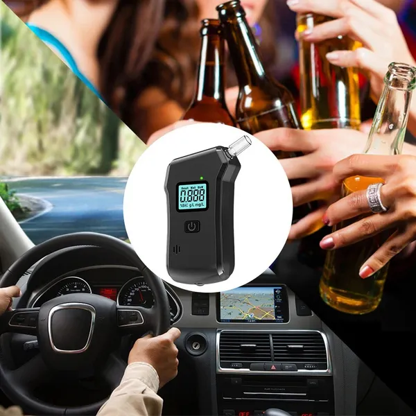 Test Winner Breathalyzer, Police-Approved Alcohol Tester With 5 Mouthpieces