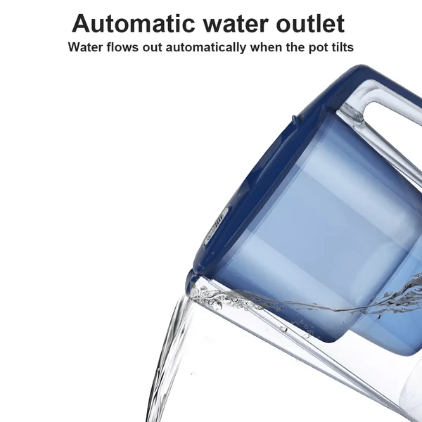 3.6 L Portable Water Filter Pitcher With Countdown Display