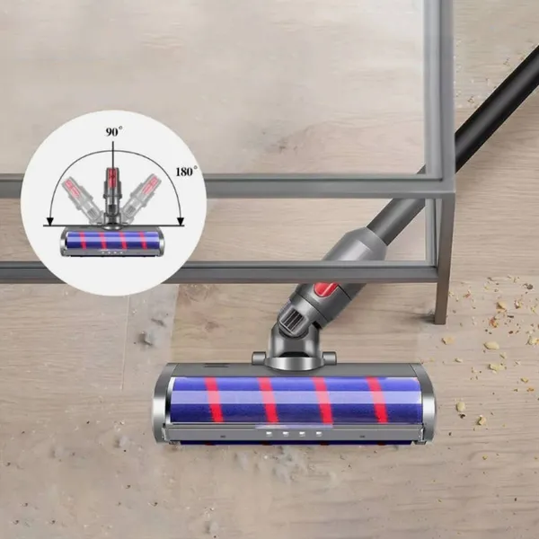 For V7 V8 V10 V11 V15 Vacuum Replacement Motorhead - Rotatable Soft Roller Brush Floor/ Attachment, For V15/V11/V10/V8/V7 Stick & Handheld Vacuums (No Power)