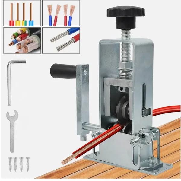 Professional Cable Stripper - Works Seamlessly With Single-core, Multi-core, And Coaxial Cables (1-25 Mm Diameter), Including Copper, Hard, Soft, Jacketed, Industrial, And Household Wires