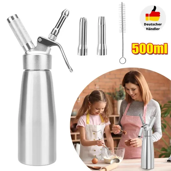 Professional Stainless Steel Cream Whipper Cream Dispenser 500ML
