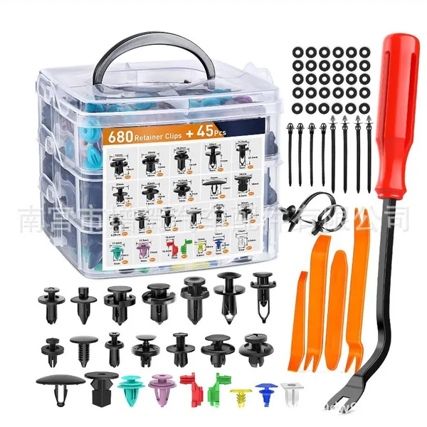 Hot-selling 680pcs Box-packed Snap-on Car Bumpers 680pcs (single Style Set Box)