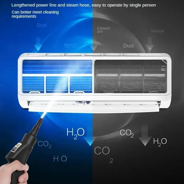 Portable Handheld Steam Cleaner - Heavy-Duty High-Pressure Steam Washer &, Multi- Steam Cleaner Suitable For Kitchen, Sofa, , Washing Machine, Compact Steam Cleaner (Residential/Travel)